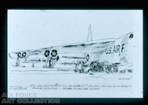 B-52 AT HOLLOMAN AFB, NEW MEXICO